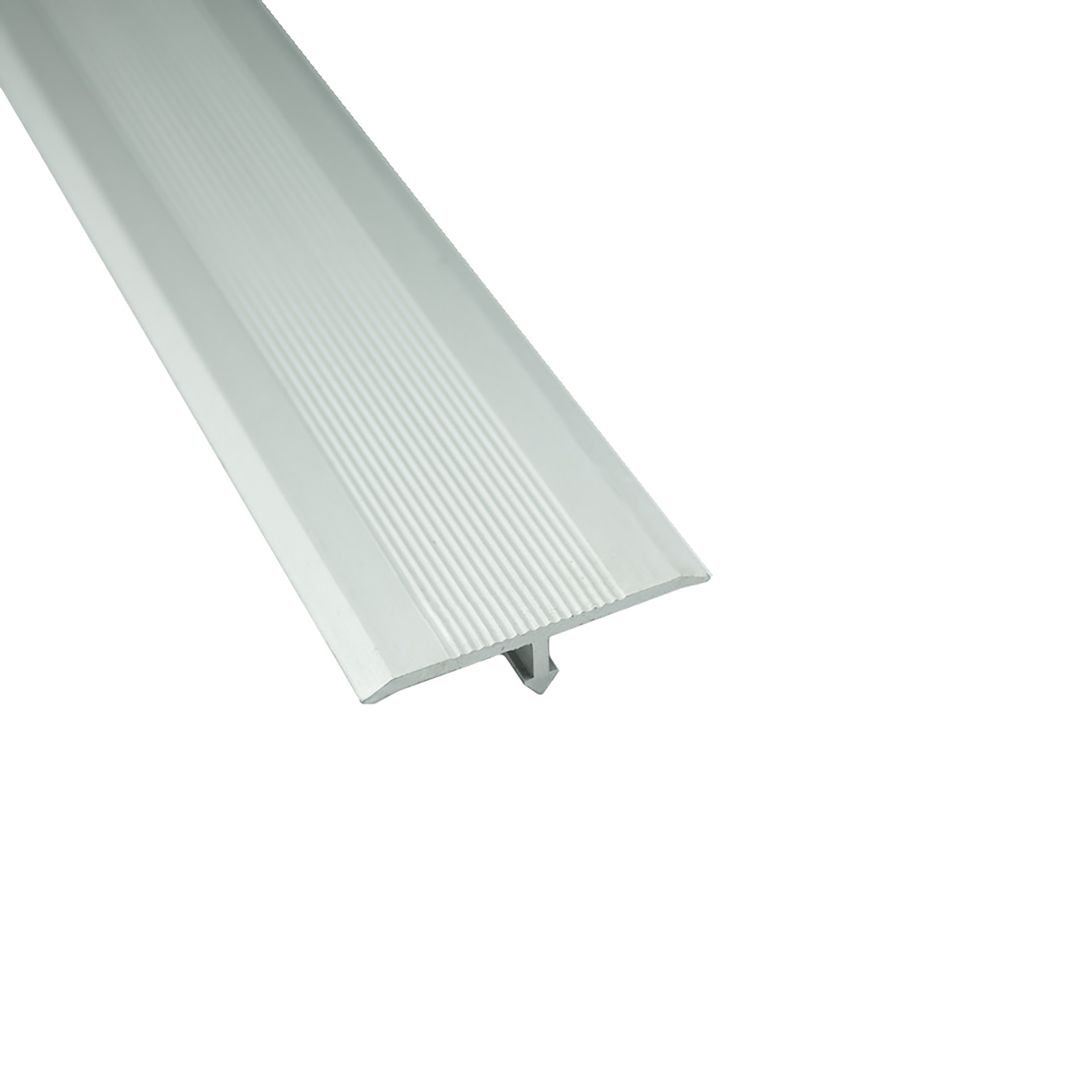 Alu T-Profil Übergangsschiene Übergangsprofil Laminat L270cm 40mm silber Alu T-Profil Übergangsschiene Übergangsprofil Laminat L270cm 40mm silber