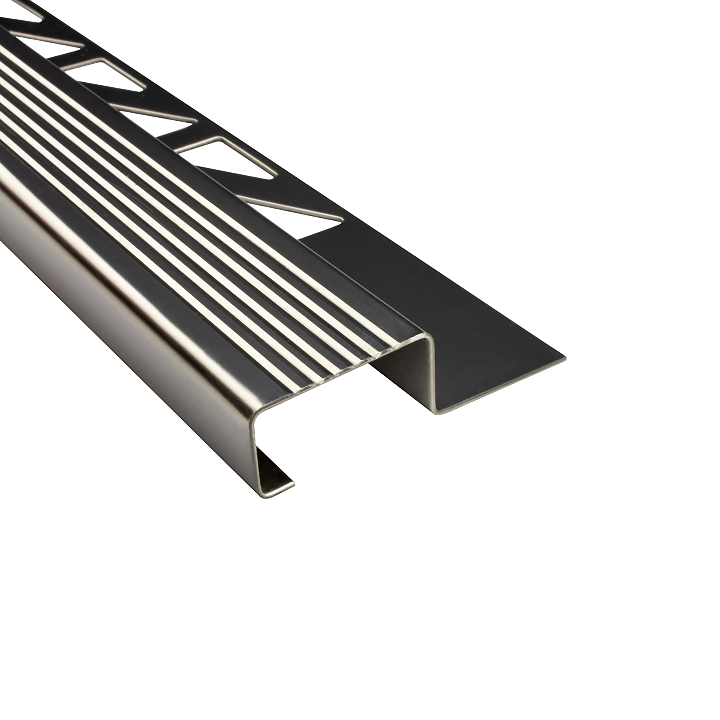 20x Edelstahl Stufenprofil Fliesenleiste Profil Treppen Schiene H12mm glänzend 20x Edelstahl Stufenprofil Fliesenleiste Profil Treppen Schiene H12mm glänzend