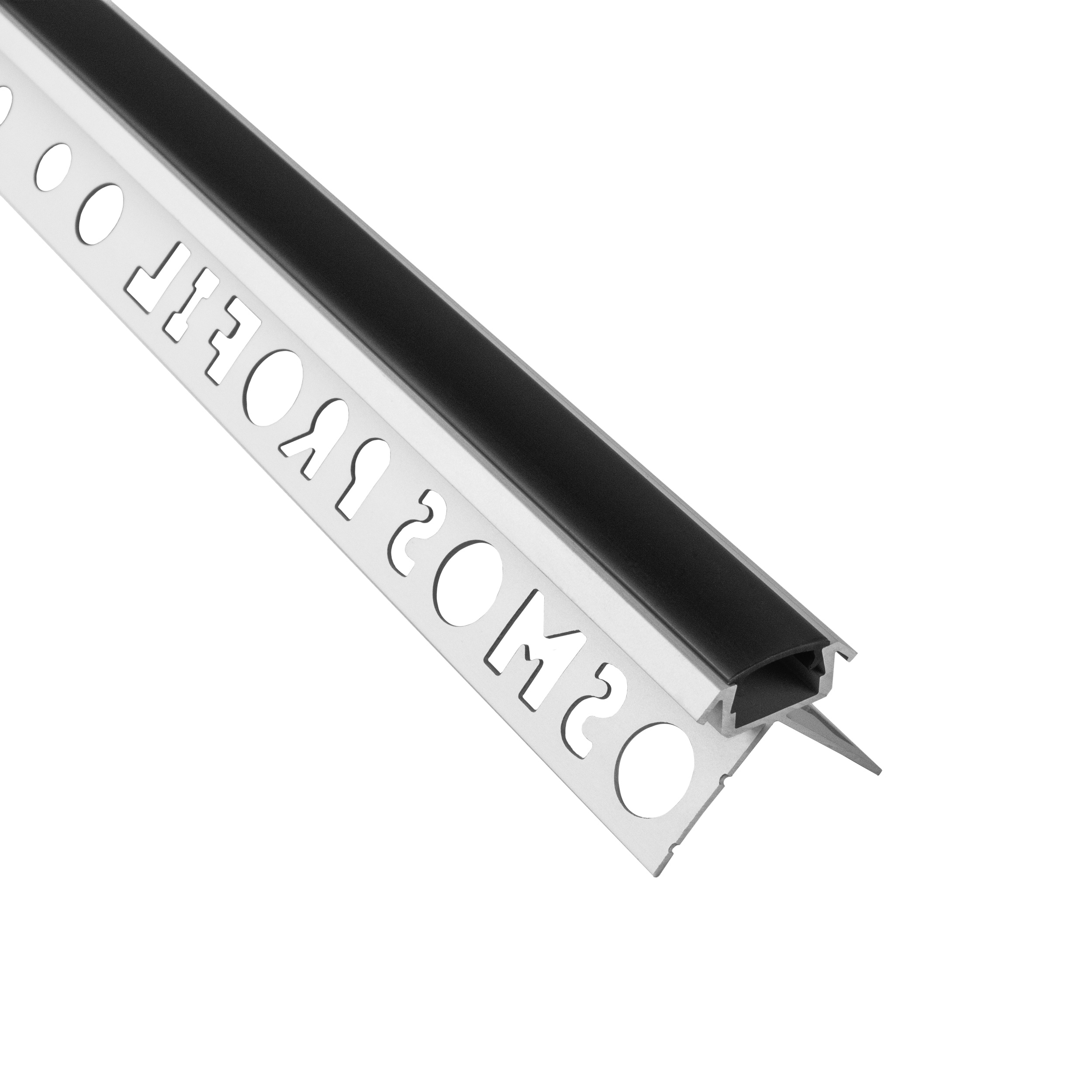 C-T77 LED Alu Fliesenprofil Ecke aussen 10mm silber