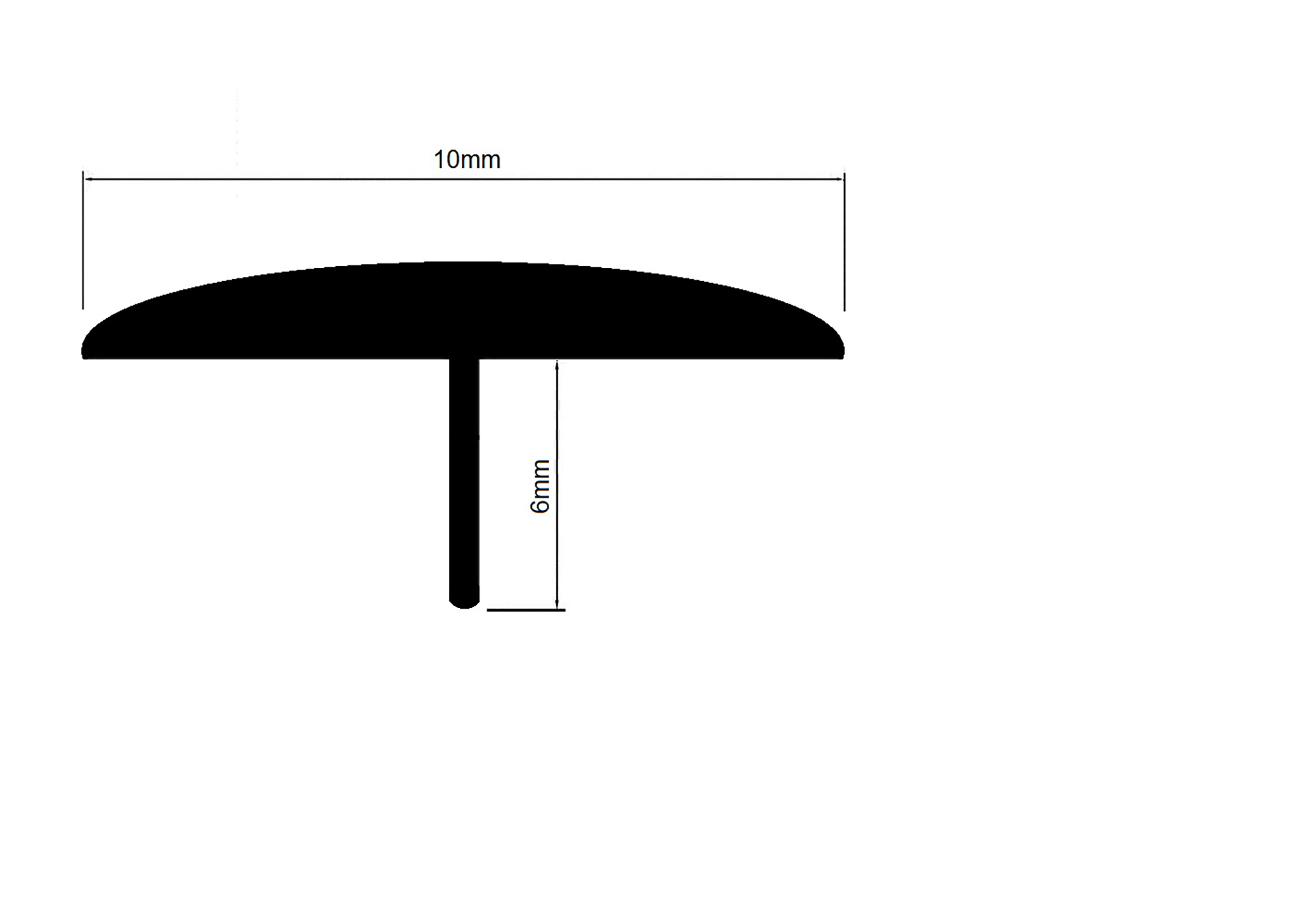 Alu T-Profil Übergangsschiene Übergangsprofil Laminat silber L270cm matt Alu T-Profil Übergangsschiene Übergangsprofil Laminat silber L270cm matt