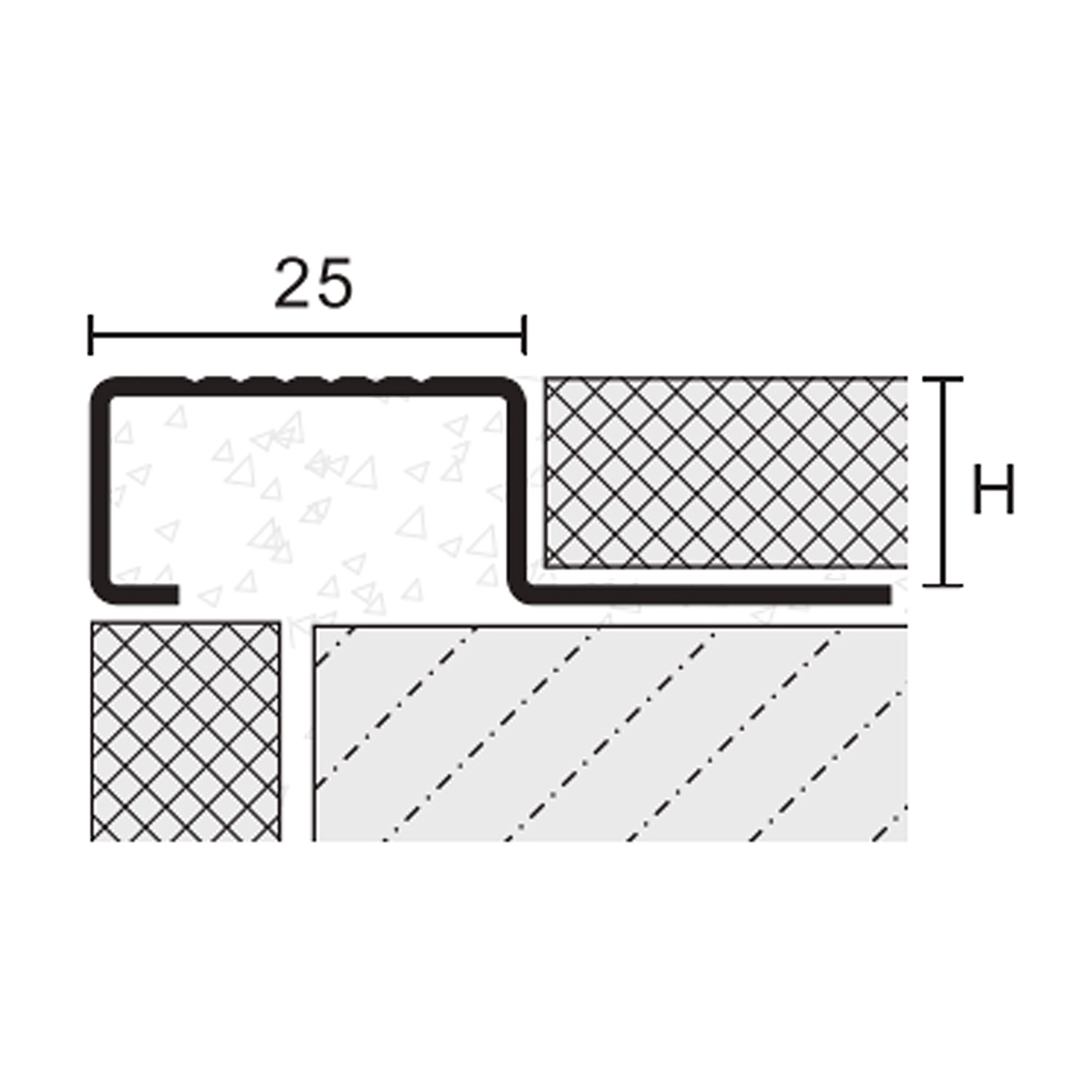10x Edelstahl Stufenprofil Fliesenleiste Profil Treppen Schiene H10mm gebürstet 10x Edelstahl Stufenprofil Fliesenleiste Profil Treppen Schiene H10mm gebürstet