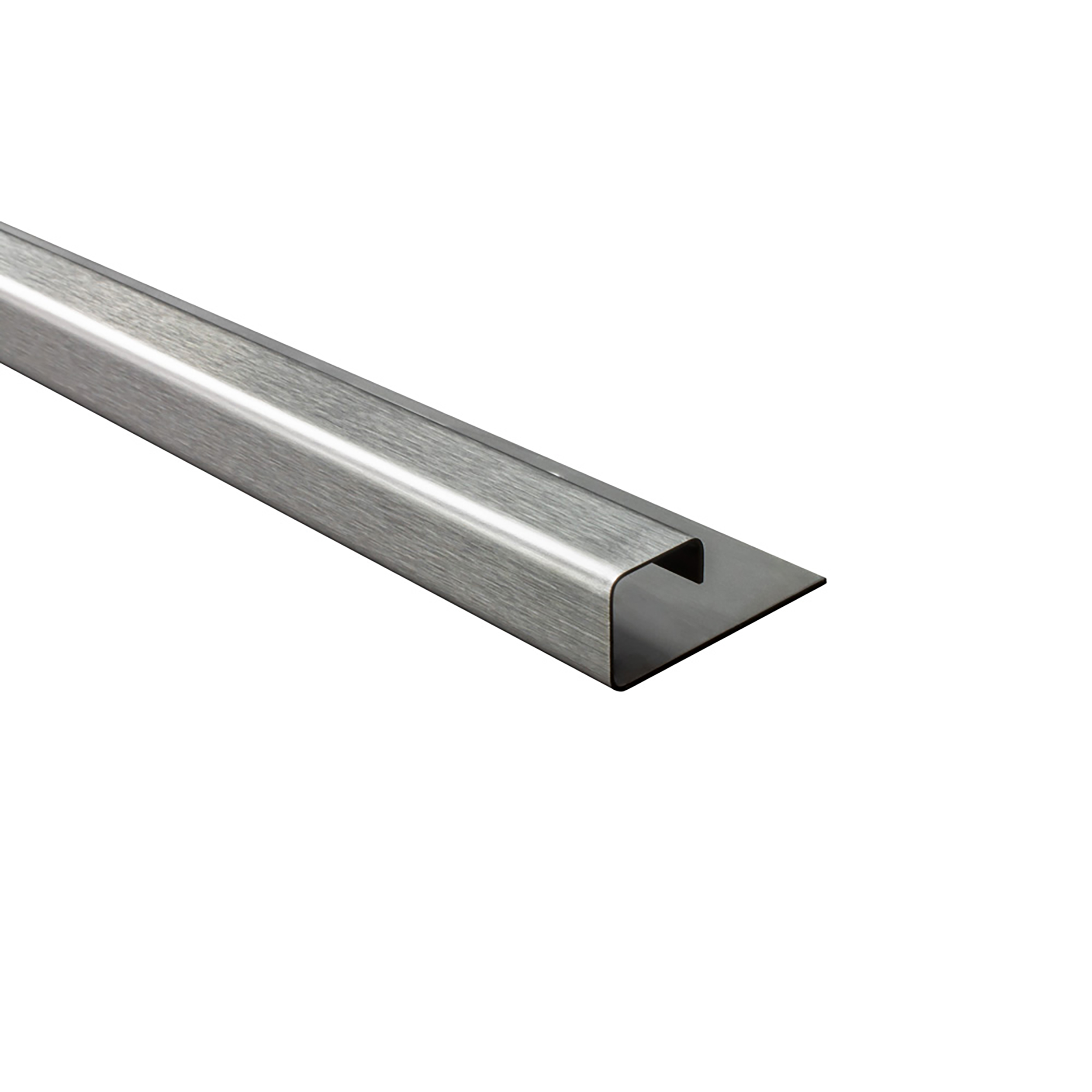 Quadrat Edelstahlschiene Profil Fliesenschiene Edelstahl V2A 2,5m 11mm gebürstet Quadrat Edelstahlschiene Profil Fliesenschiene Edelstahl V2A 2,5m 11mm gebürstet