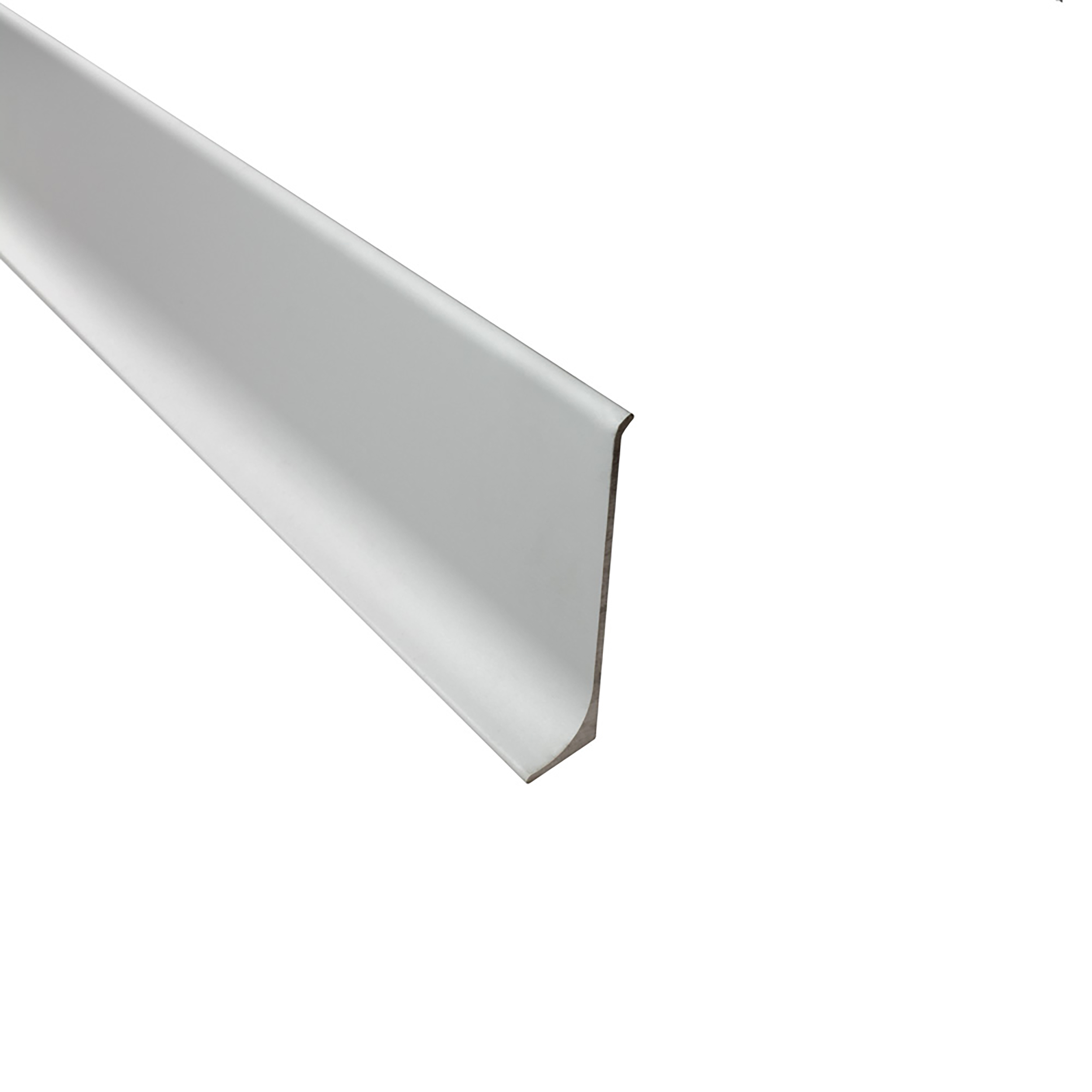 Alu Sockelleiste Fußbodenleisten eloxiert silber L200cm H60mm matt